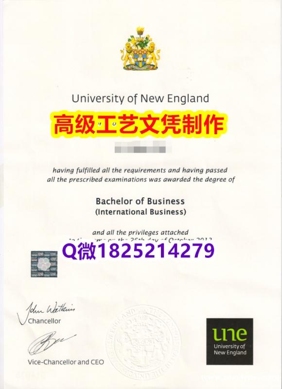 【办理UNE文凭证书|本科毕业证】1825214279微Q伪造澳洲新英格兰大学硕士学位认证留信网真实 【办理UNE文凭证书|本科毕业证】1825214279微Q伪造澳洲新英格兰大学硕士学位认证留信网真实