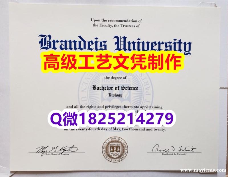 【办理Brandeis文凭证书|本科毕业证】1825214279微Q伪造美国布兰迪斯大学硕士学位认证 【办理Brandeis文凭证书|本科毕业证】1825214279微Q伪造美国布兰迪斯大学硕士学位认证