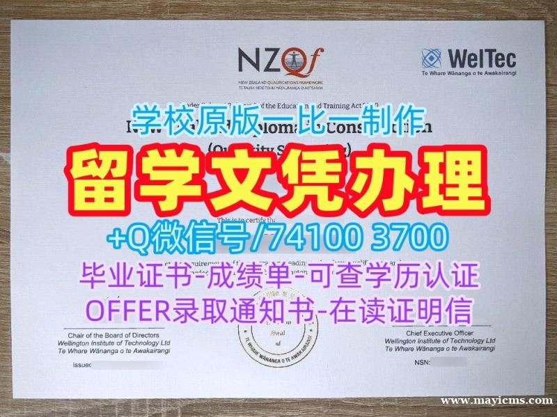 1比1仿制惠灵顿理工学院本科毕业证书|Weltec学历学位认证1比1复刻Wellington Polytechnic Bachloer Degree 1比1仿制惠灵顿理工学院本科毕业证书|Weltec学历学位认证1比1复刻Wellington Polytechnic Bachloer Degree