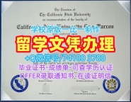 在线制作加州州立大学圣马科斯分校文凭证书|CSUSM毕业证书官方认证California State University San Marcos Transcript