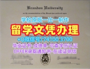 原版定做布兰登大学学士学位证书|Brandon学历学位认证定做Brandon University Diploma