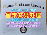 美国硕士毕业证书仿制/西华盛顿大学毕业证书复印件学位证书电子版做WWU毕业文凭证书 Western Washington University Graduate Certificate