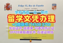 在线快速购买国外文凭假证书!在线制作巴塞罗那大学电子版成绩单西班牙UB文凭证书英文 Diploma