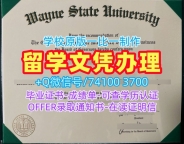 美国文凭毕业证定做|韦恩州立大学毕业证电子图哪里办理|WSU成绩单GPA修改存档可查