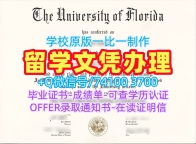 美国毕业证书快速制作/佛罗里达大学毕业证书PDF电子版硕士学位在线购买UF文凭证书英文 University of Florida Transcript