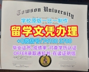 美国文凭证书英文买|陶森大学毕业证书扫描件加急办理|Towson学位证书样板1比1仿制