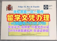 购买国外学历认证书国外文凭!官方认证弗朗西斯科·德·维多利亚大学文凭学历认证西班牙UFV Madrid文凭学位证书 Master Degree