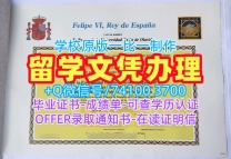 留学回国文凭购买!快速办理帕布罗·德奥拉韦德大学学历学位认证西班牙UPO文凭证书英文 Academic Transcript