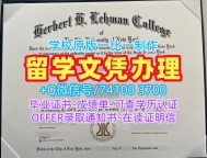 美国在读证明信高仿/纽约市立大学莱曼学院本科毕业证硕士学位哪里购买Lehman College文凭证书设计 Lehman College, City University of New York admission letter