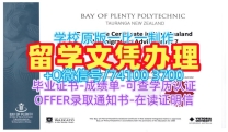 办普伦蒂湾理工学院本科毕业证书|Plenty电子版成绩单一模一样Bay of Plenty Polytechnic Bachloer Degree