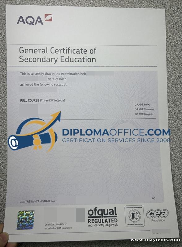 How to create AQA GCSE Certificate Replacement? How to create AQA GCSE Certificate Replacement?