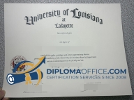 How to buy a UL Lafayette degree certificate?