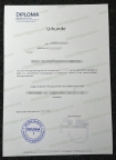 DIPLOMA Fachhochschule Nordhessen Urkunde