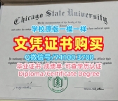 美国学士学位证书原版定制/芝加哥州立大学毕业证认证学位证书购买Chicago State文凭等级 Chicago State University Office Transcript