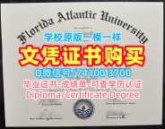 快速购买国外文凭假证书!原版定做佛罗里达大西洋大学硕士毕业证书美国FAU文凭证书英文 admission letter