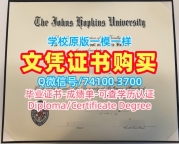 美国毕业证加急办理/约翰·霍普金斯大学毕业证认证研究生学位证书怎么购买JHU文凭等级 Johns Hopkins University Degree