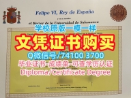 文凭购买国外文凭！一模一样萨拉曼卡大学硕士毕业证书西班牙USAL文凭证书设计 Bachelor Diploma