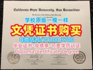 美国硕士毕业证书原版定做/加州州立大学圣贝纳迪诺分校毕业证书复印件成绩单修改仿制CSUSB学历学位证书 California State University, San Bernardino Offer