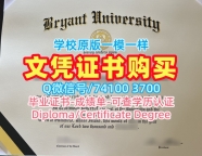 美国毕业完成信原版复刻/布莱恩特大学毕业证书扫描件学位证书样板哪里办理Bryant学历学位证书 Bryant University Academic Transcript
