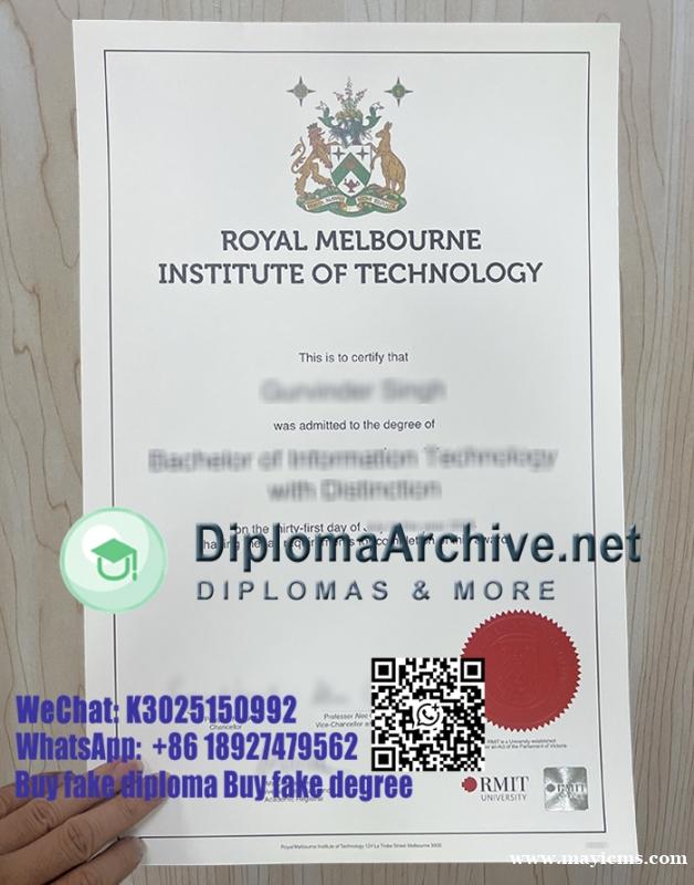 Royal Melbourne Institute of Technology diploma Royal Melbourne Institute of Technology diploma