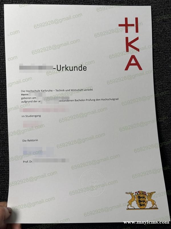 Hohe Qualität Hochschule Karlsruhe Urkunde Hohe Qualität Hochschule Karlsruhe Urkunde