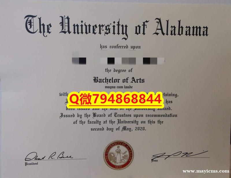 最新版学位证《U Alabama毕业证成绩单无风险】办美国文凭认证 最新版学位证《U Alabama毕业证成绩单无风险】办美国文凭认证