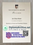 Buy Fake University of Adelaide diploma 购买伪造的文凭
