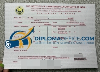Selling a high-quality replica of ICAI transcript