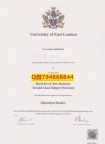 ①Diploma certificate《UEL毕业证成绩单仿真】伪造硕士毕业证