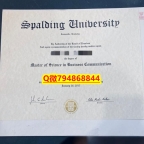 2023版学位证书《Spalding毕业证成绩单研究生学历】造假研究生学位证书