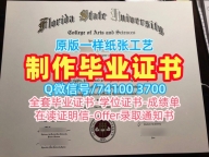 留学生学历认证！加急办理佛罗里达州立大学文凭学历认证美国FSU文凭证书英文 admission letter