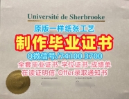 大学文凭购买!办理舍布鲁克大学学历学位认证加拿大UdeS文凭证书设计 Master Diploma