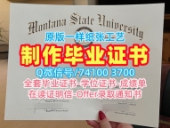 美国文凭证书快速制作/蒙大拿州立大学毕业证书样板学位证书案例在线购买MSU文凭证书实拍图 Montana State University Offer letter