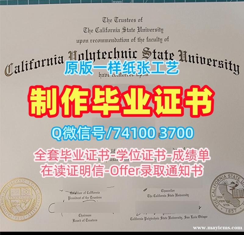 原版仿制加州理工州立大学圣路易斯奥比斯波分校电子版毕业证书|Cal Poly SLO文凭证书制作California Polytechnic State University, San Luis Obispo Transcript 原版仿制加州理工州立大学圣路易斯奥比斯波分校电子版毕业证书|Cal Poly SLO文凭证书制作California Polytechnic State University, San Luis Obispo Transcript