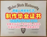 美国硕士文凭证书出售/韦伯州立大学毕业证书范本学位证书扫描件原版仿制Weber State文凭等级 Weber State University Master Diploma
