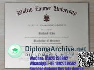 Buy Fake Wilfrid Laurier University diploma 购买假文凭