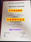 【留学加拿大】《德国萨尔大学毕业证办理流程】办理本科毕业证成绩单
