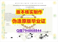 补办研究生假学历《法国洛林大学毕业证质量保证】造假硕士文凭证书