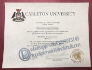 Carleton University degree certificate，卡尔顿大学学位证书