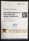 Hamburger Fern-Hochschule Urkunde
