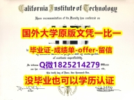 可靠制作【美国加州理工学院大学学位证书硕士offer】1825214279微Q咨询办理】购买硕士学位证书