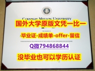 补办《美国卡内基梅隆大学毕业文凭,学位证书办理流程】造假研究生成绩单