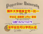 退学办毕业证【美国佩珀代因大学学位证书硕士offer】1825214279微Q2018版】办理假学历