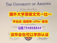 伪造国外学历《美国亚利桑那大学毕业文凭，学位证书证书】购买本科假学历
