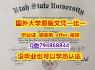 《华尔街日报》《美国犹他州立大学毕业文凭，学位证书补办步骤】伪造毕业证