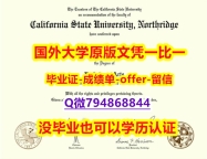 办理学士毕业证《美国加州州立大学北岭分校毕业文凭，学位证书找工作】办理学士成绩单