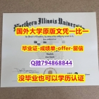 购买研究生毕业证《美国北伊利诺伊大学毕业文凭，学位证书仿真】购买硕士文凭证书