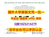 首选【美国芝加哥艺术学院学位证书硕士offer】1825214279微Q代做】办理硕士学位证书