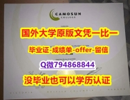补办学位证《加拿大卡莫森学院毕业文凭，学位证书2026版】造假学士毕业证成绩单