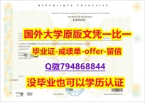 找工作办理留信认证《法国斯特拉斯堡大学毕业文凭,学位证书本科证书】补办假学历